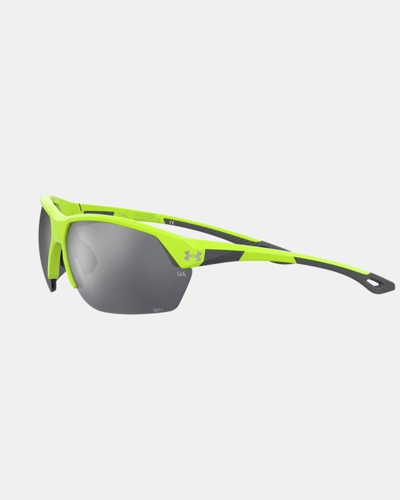 Unisex UA Compete Mirror Sunglasses, Green, pdpMainDesktop image number 3